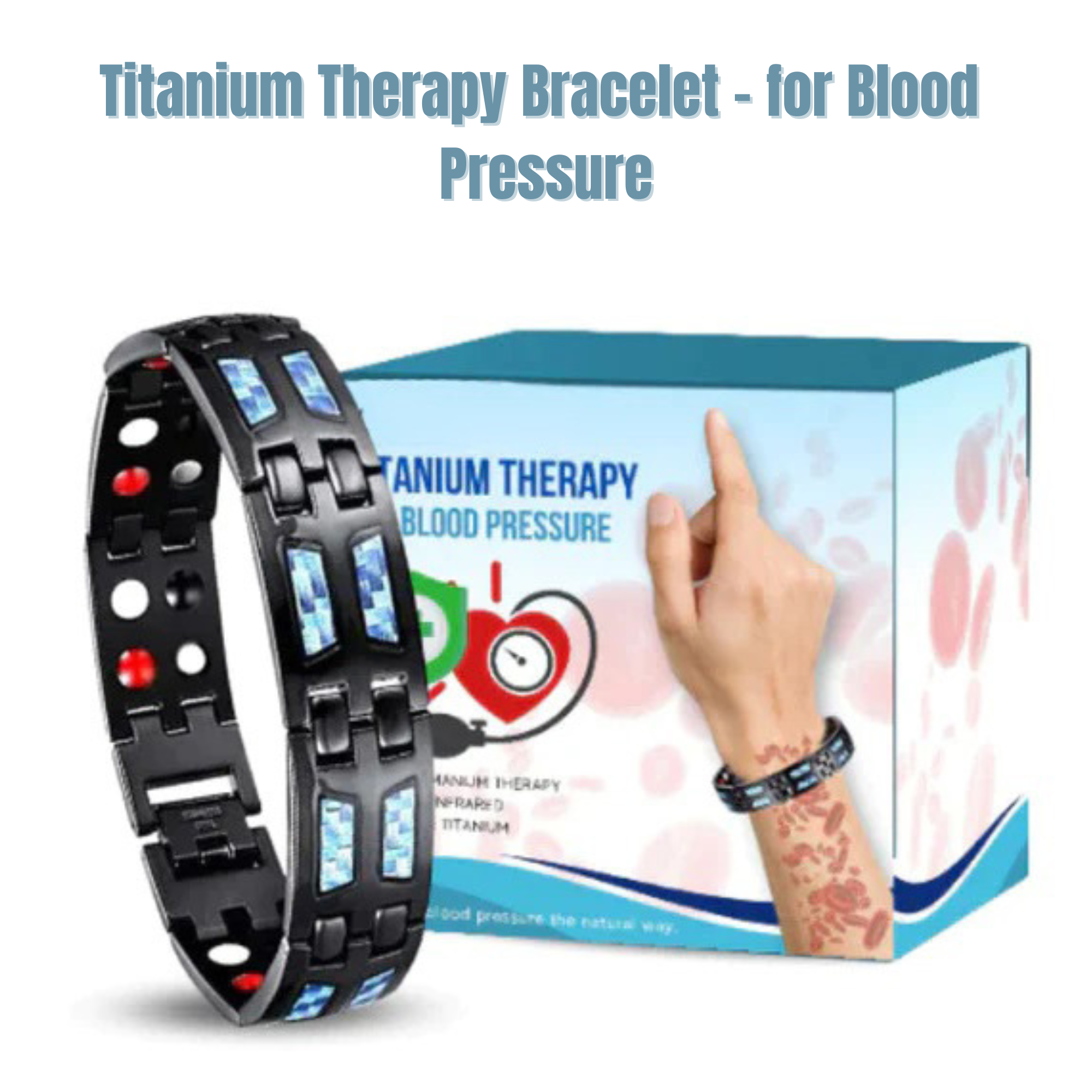 Titanium Therapy Bracelet - for Blood Pressure
