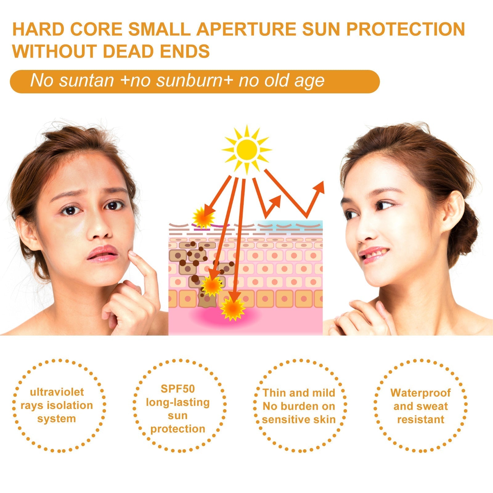 Clear Moisturizing Sun Cream Spray SPF50+