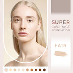 Super Coverage Foundation With Buffing Brush