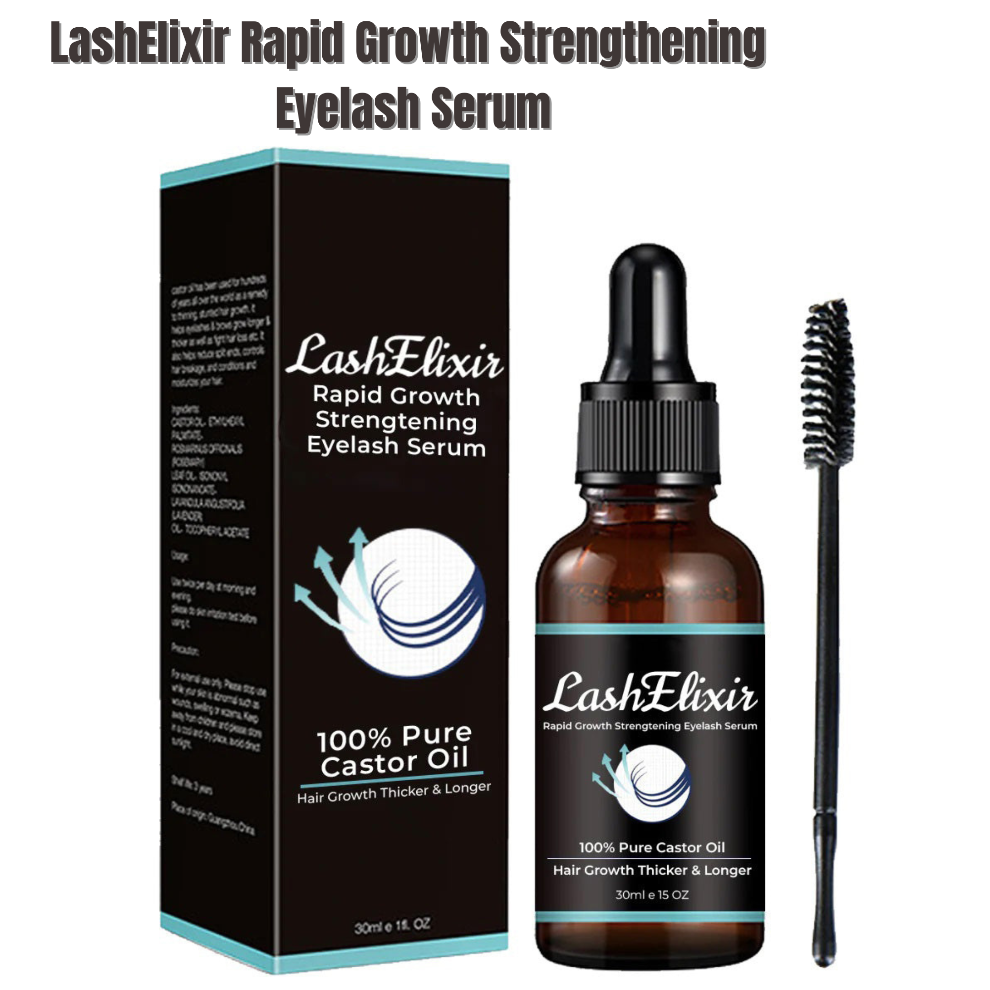 LashElixir Rapid Growth Strengthening Eyelash Serum