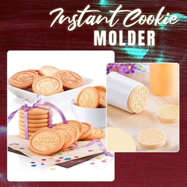 Non-Stick Cookie Stamp & Cutter