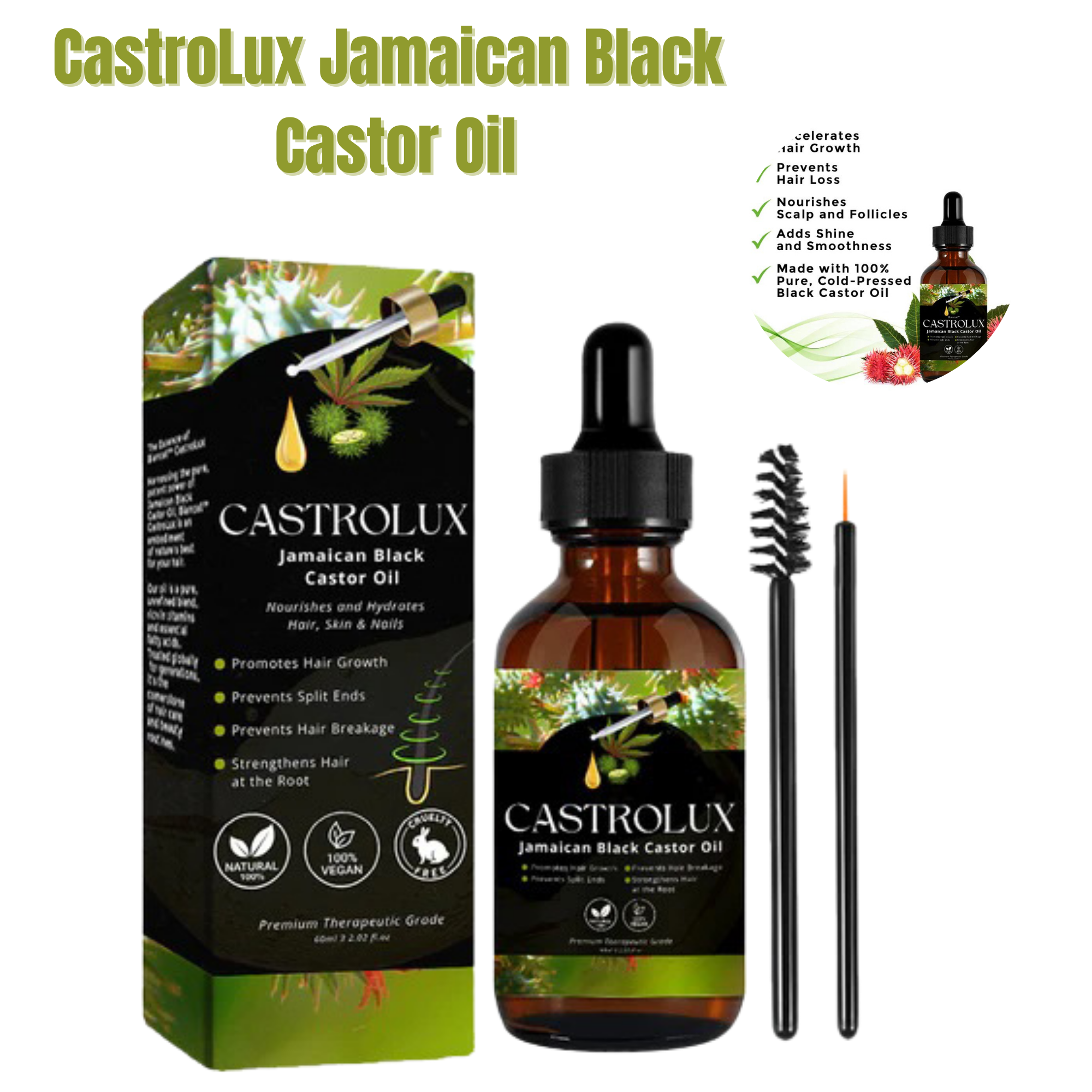 CastroLux Jamaican Black Castor Oil