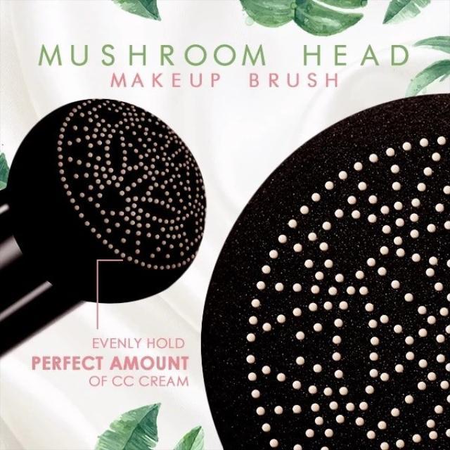 Waterproof CC Cream With Mushroom Head Makeup Brush - 2023
